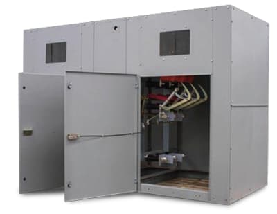 Subestación compacta aislada en aire para distribución de energía eléctrica